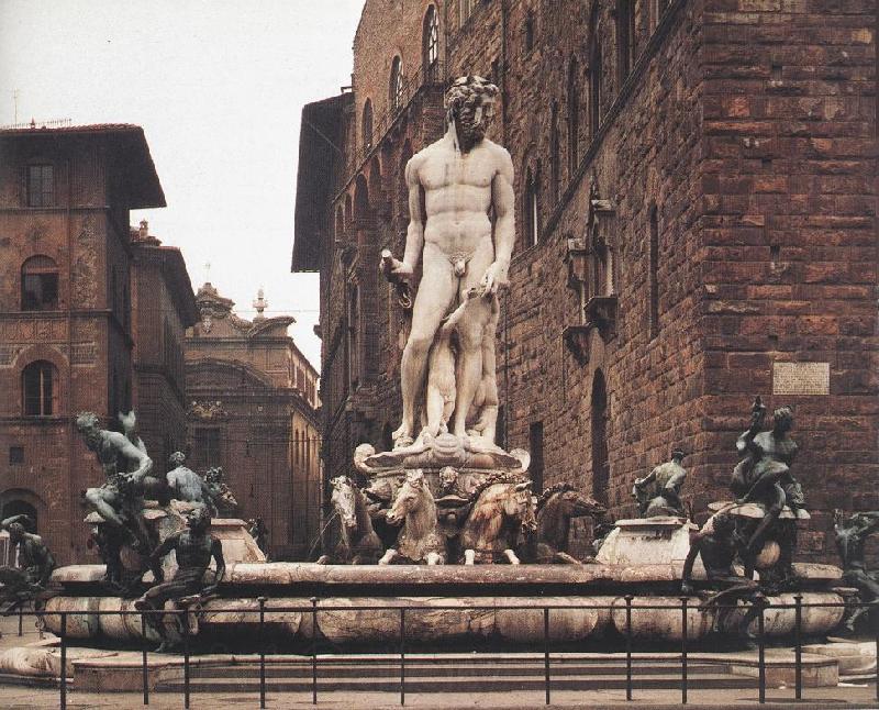 AMMANATI, Bartolomeo Fountain of Neptune   nnn Spain oil painting art